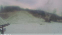 Dolní část sjezdovky