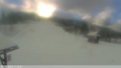 Dolní část sjezdovky