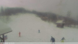 Dolní část sjezdovky