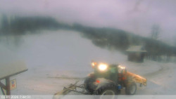 Dolní část sjezdovky