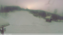 Dolní část sjezdovky