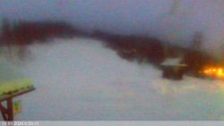 Dolní část sjezdovky