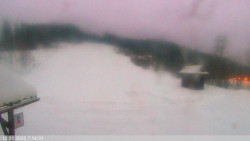 Dolní část sjezdovky