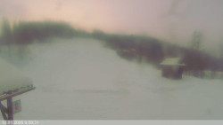 Dolní část sjezdovky