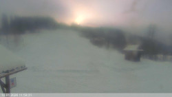 Dolní část sjezdovky