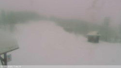 Dolní část sjezdovky