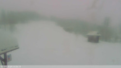 Dolní část sjezdovky