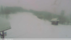 Dolní část sjezdovky