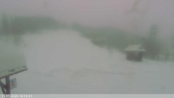 Dolní část sjezdovky