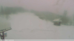 Dolní část sjezdovky