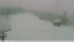 Dolní část sjezdovky