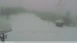 Dolní část sjezdovky