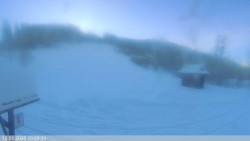 Dolní část sjezdovky