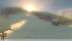 Dolní část sjezdovky