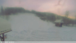 Dolní část sjezdovky