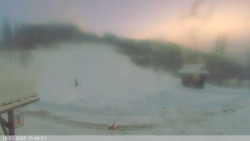 Dolní část sjezdovky