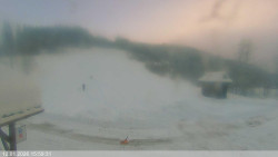 Dolní část sjezdovky