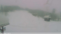 Dolní část sjezdovky