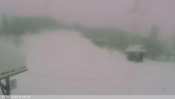 Dolní část sjezdovky