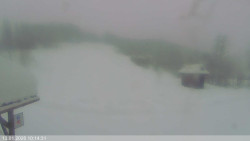 Dolní část sjezdovky