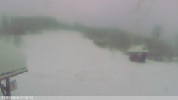 Dolní část sjezdovky