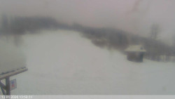 Dolní část sjezdovky