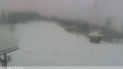 Dolní část sjezdovky