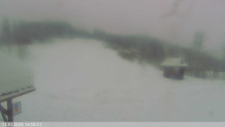 Dolní část sjezdovky