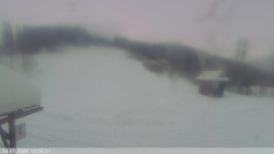 Dolní část sjezdovky