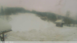 Dolní část sjezdovky