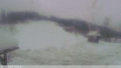 Dolní část sjezdovky