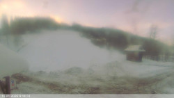 Dolní část sjezdovky