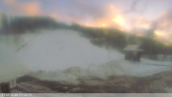 Dolní část sjezdovky