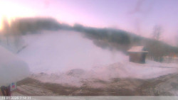 Dolní část sjezdovky