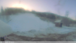 Dolní část sjezdovky