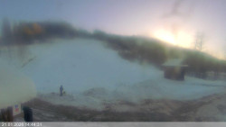 Dolní část sjezdovky