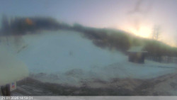 Dolní část sjezdovky