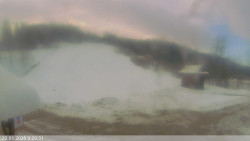 Dolní část sjezdovky