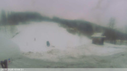 Dolní část sjezdovky