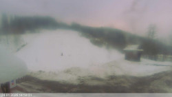 Dolní část sjezdovky