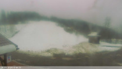 Dolní část sjezdovky