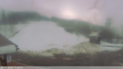 Dolní část sjezdovky