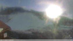 Dolní část sjezdovky