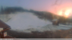 Dolní část sjezdovky