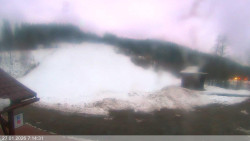 Dolní část sjezdovky