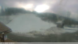 Dolní část sjezdovky