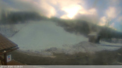 Dolní část sjezdovky