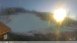 Dolní část sjezdovky