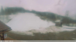 Dolní část sjezdovky