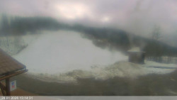 Dolní část sjezdovky